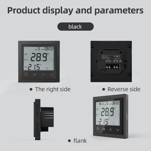 MH-1828B Electric Floor Heating Thermostat +WH63/WH63B - 图片 8
