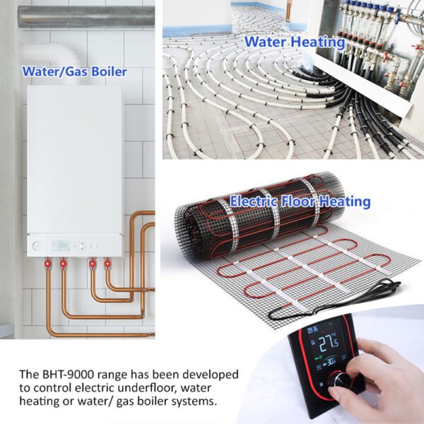 BHT-9000 Smart Knob Thermostat WiFi Floor Heating Controller+WH89A/WH89B/WH89C - 图片 8