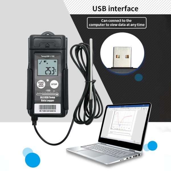 Temperature Recorder Temperature Data Logger +Temp022/Temp023/Temp023 - 图片 8