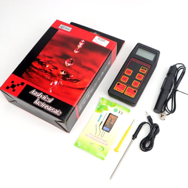 3 in 1 Portable mV Temp pH Meter +PH083 - 图片 9
