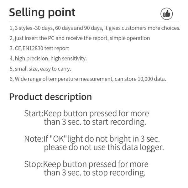 30days Data Logger for Cold Chain+Temp015 - 图片 10