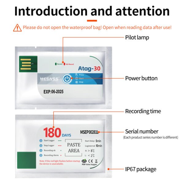 180 Days Temperature Data Temperature Recorder +Temp016 - 图片 9