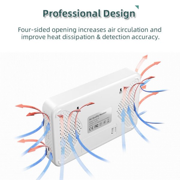 4 in 1 Wifi PM2.5 Time Temp Humi Air Quality Detector +ALB33 - 图片 9