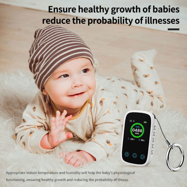 3 in 1 CO2 Temp Humidity air quality detector +ALB34 - 图片 9