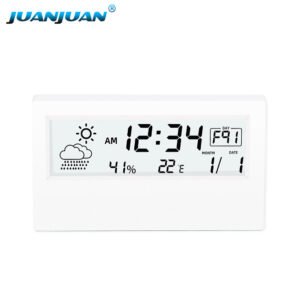 LCD display desktop alarm clock+HYT018