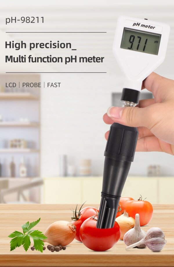 PH-98211 LCD Display Cosmetics Water Quality Tester +PH151 - 图片 2