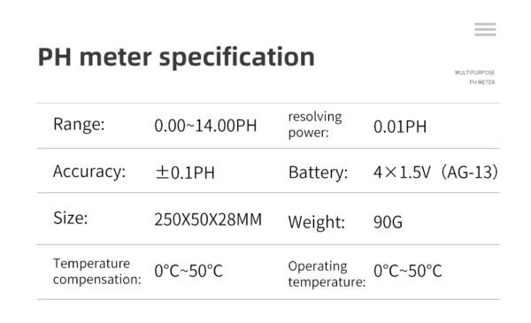 PH-98211 LCD Display Cosmetics Water Quality Tester +PH151 - 图片 3