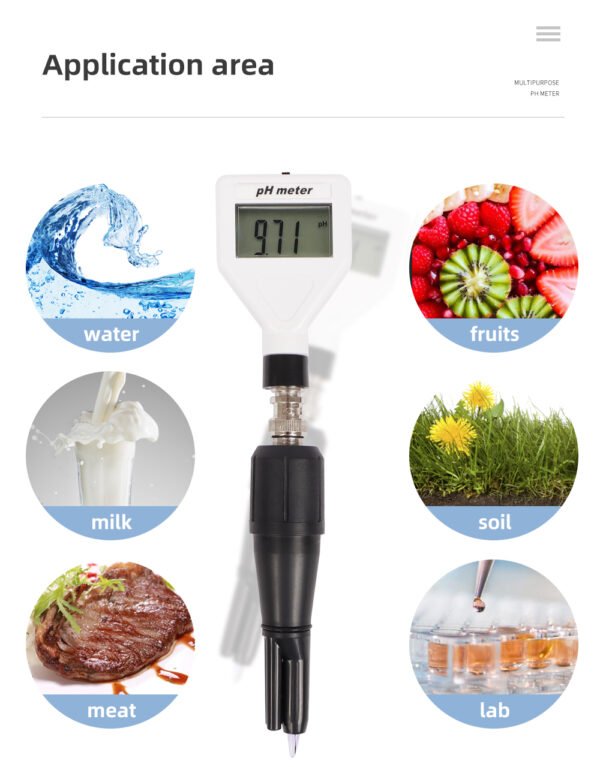 PH-98211 LCD Display Cosmetics Water Quality Tester +PH151 - 图片 5