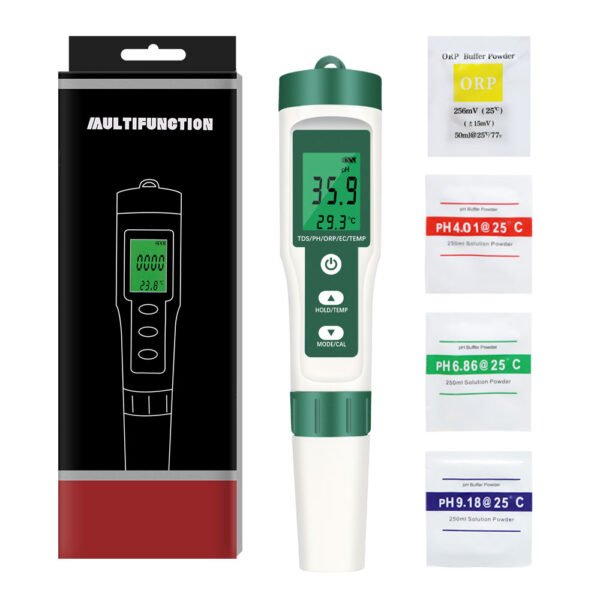 5 in 1 PH/TDS/EC/ORP/Temperature Meter+PH146BL - 图片 11