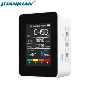 5 in 1 Carbon Dioxide Formaldehyde TVOC CO2 Carbon Dioxide Detector +ALB17