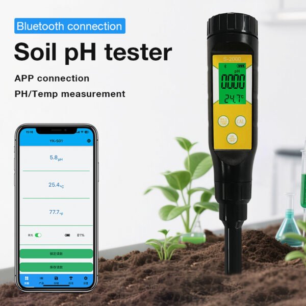 Bluetooth Soil Ph Tester-SPH052 - 图片 2