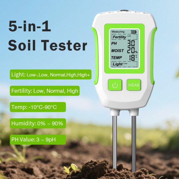 5-in-1 Soil Tester-SPH070 - 图片 2