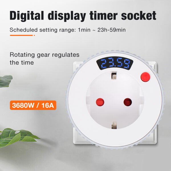 Digital Display Timer Socket+KT039/KT040 - 图片 2