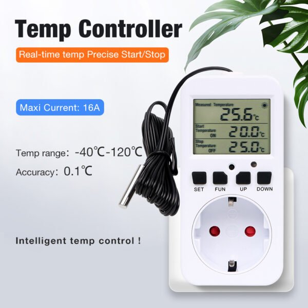 Digital Display Temperature Control Socket+WH074 - 图片 2