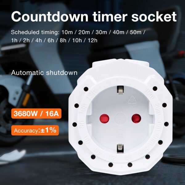 Countdown Switch Timer Socket+KT038 - 图片 3