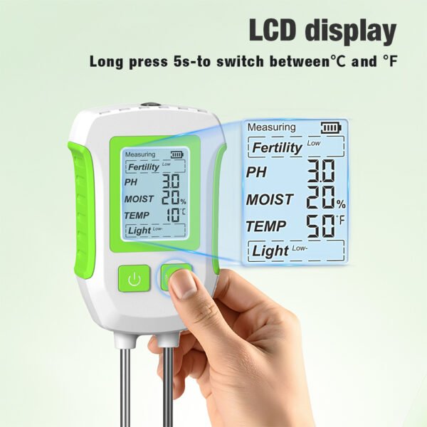 5-in-1 Soil Tester-SPH070 - 图片 6