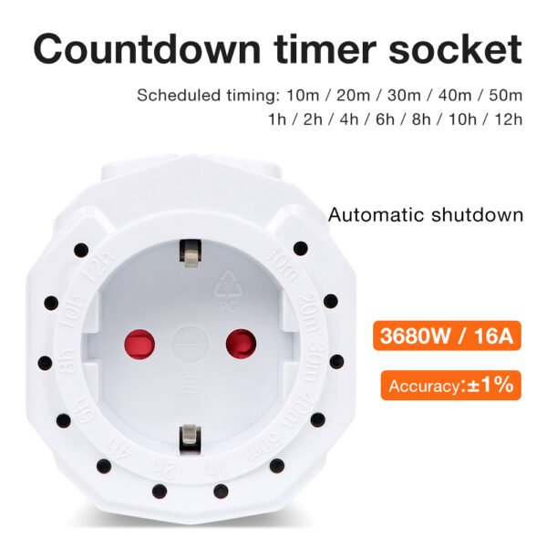 Countdown Switch Timer Socket+KT038 - 图片 4