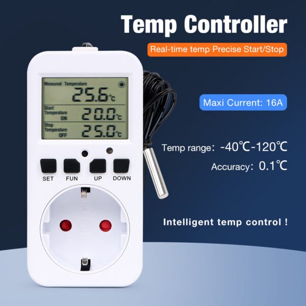 Digital Display Temperature Control Socket+WH074 - 图片 5