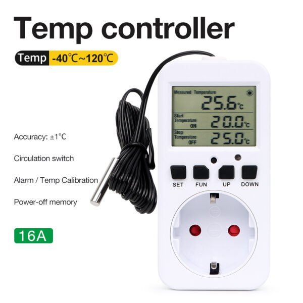 Digital Display Temperature Control Socket+WH074 - 图片 6