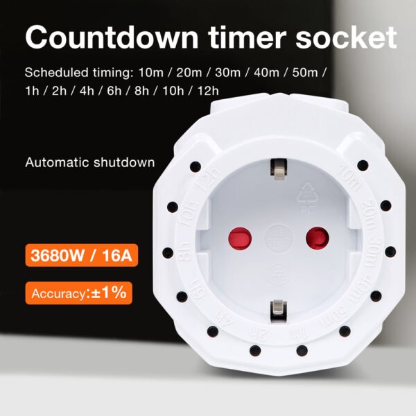 Countdown Switch Timer Socket+KT038 - 图片 8
