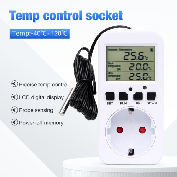 Digital Display Temperature Control Socket+WH074 - 图片 7