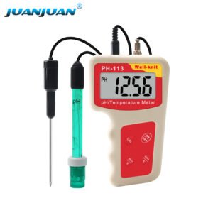 Portable pH/temp meter