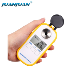 High Precision Digital 0-50% Beer Refractometer Beer Meter Handheld Refractometer Meter Suitable for Multiple Tests-RF041