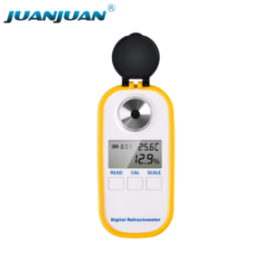 High Precision Digital 0-94% Brix Refractometer Brix Meter Sugar Refractometer Meter Suitable for Multiple Tests-RF037
