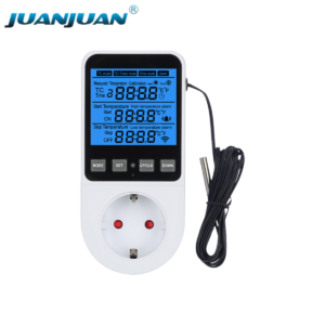 Hot Sales Clock Timing Temperature Control Socket LCD Display PC Flame Retardant Material Power Voltage Current Meter-WH072EU/WH073EU