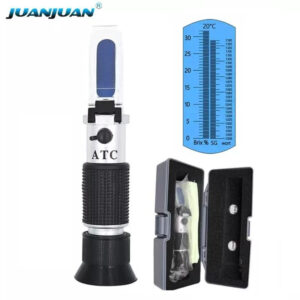 Glucose/Sugar Refractometer 0-32% HandHeld Portable Brix Wort Specific Gravity Refractometer-RF011BX