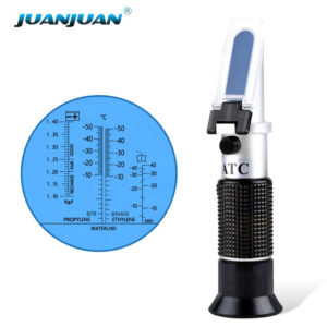 Hand Held Car Battery Antifreeze Glass Solution Propylene Glycol Ethylene Glycol -50- 0 Degree Refractometer-RF005BX