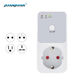 220V Power Surge Safe Protector EU Plug Socket Automatic Voltage Protector-RCS020EU