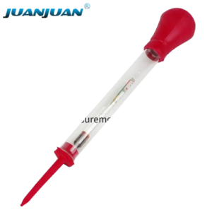 Battery Hydrometer Red Electrolyte Gravity Tester Electro-hydraulic Specific Gravity Meter High Accuracy Portable Car Battery Acid Testing Tool-HY01