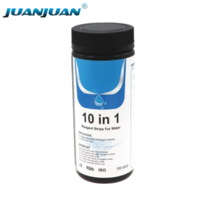 100 Strips/ Box 10 in 1 ph test Paper Water Quality Testing PH Test Strips for Nitrate Nitrite Hardness-PH127