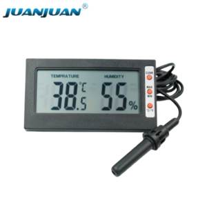 Big Screen Electronic LCD Household Thermometer Hygrometer Tester Digital Temperature Humidity Meter Tester With Probe-HYT007