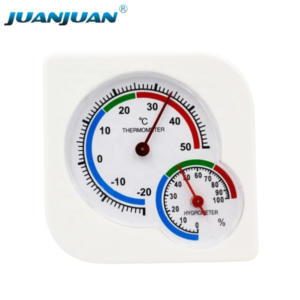 Hygrometer Square Temperature Humidity Tester Meter -30C - 50C Measuring Tool Digital Thermometer with Two Pointer for Household-HYT023
