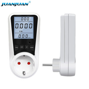 PMB05 White Shell Backlight Power Meter Socket Digital Energy Monitoring Socket-VA083