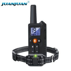 800m Rechargeable LED Beep Vibration Safe Shock Electric Remote Other Pets Supply Products Dog Training Collar-PT182