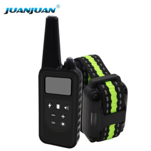 800m Electric Remote Dog Training Collar Waterproof Rechargeable Stop Barking Dog Training Nylon Rope Electronic Collar--PT109GEU