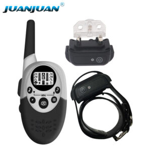 Waterproof 1000m Dog Training Collar Pet Stop Barking Vibration Shock Receiver with LCD Display--PT092BEU