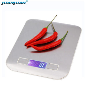 5kg/1g Stainless Steel Kitchen Scale – Large Capacity Food Scale with Tare Function-S5000SK
