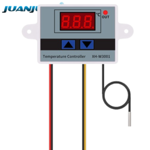 24V Digital Thermostat Regulator Simple Microcomputer Thermoregulator LED Heating Cooling Switch Stable Simple Version NTC Sensor Thermostat Module-W3001B