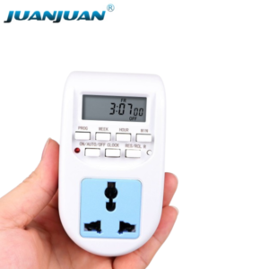 AL-06 High Quality 24 Hours Timer 220V-240V 50/60Hz 2000W Digital Time Switch Timer With UK Socket and UK Plug Smart Home Plug--RCS027EU