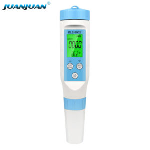 BLE-9902 Waterproof -compatible Water Quality Tester 3 in 1 Temperature EC PH Meter with APP--PH170BL