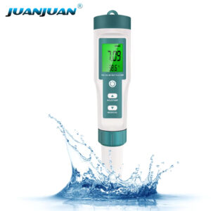 Digital 7 in 1 PH TDS EC Salinity S.G ORP Temperature Water Quality Tester PH Meter for Food Fish Soup Farming Pond-PH129BL