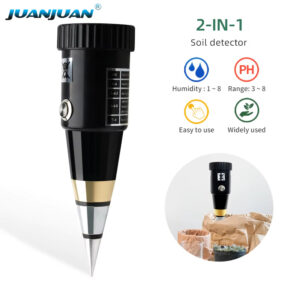 Cone‑Shaped Soil pH Tester – Metal Button pH Meter for Garden, Lawn, and Potted Plants-SPH005