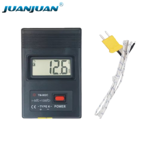 TM902C Digital Thermometer – Handheld Temperature Tester with Key Switch, 3V Battery Operated-TMP018